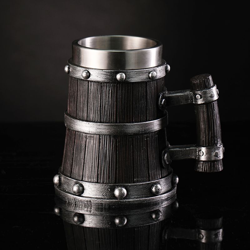 Wood Grain Beer Glass Resin St - Xbloom Coffee Tea recension och pris