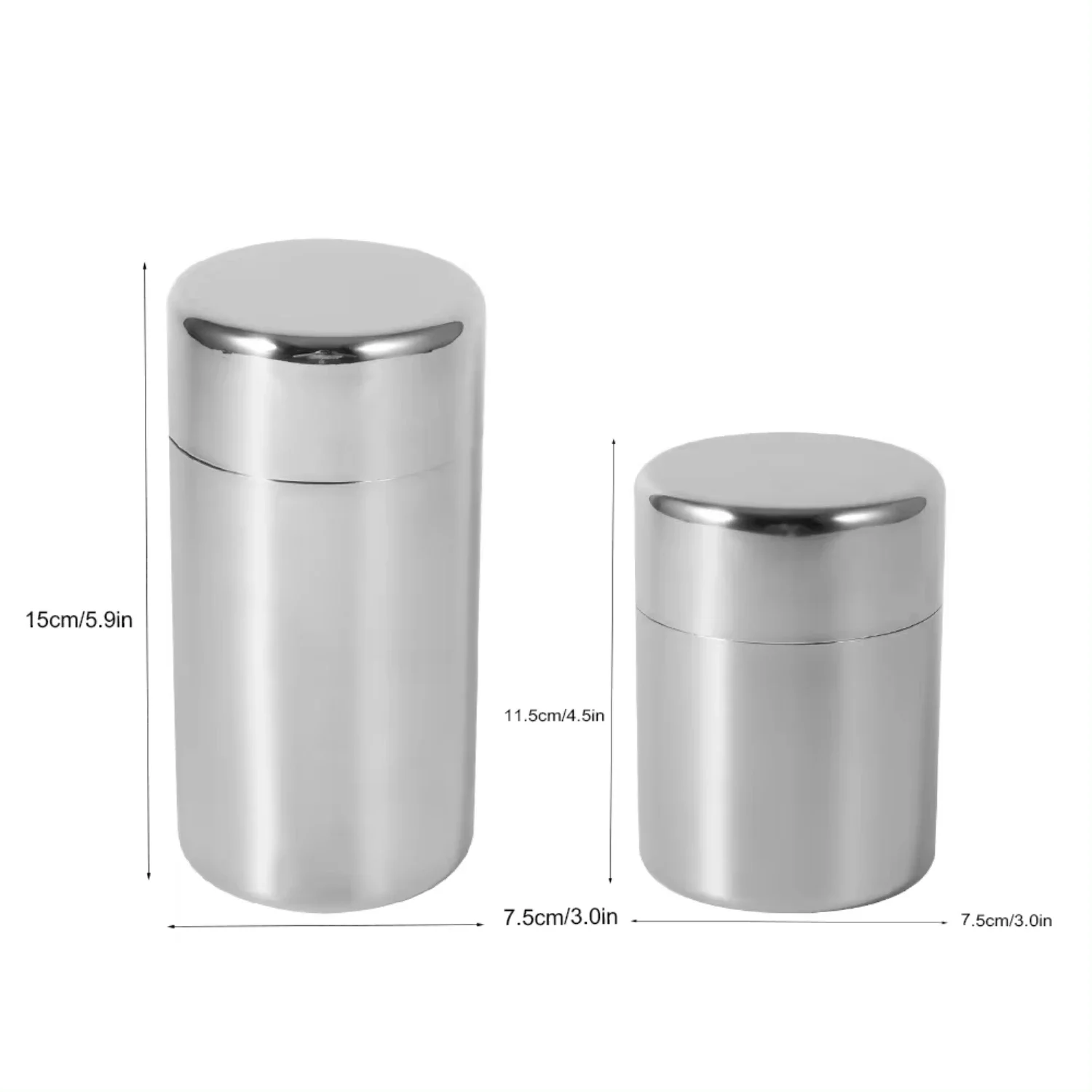 Stainless Steel Tea Leaf Tins  - Coffee Tea Sugar recension och pris