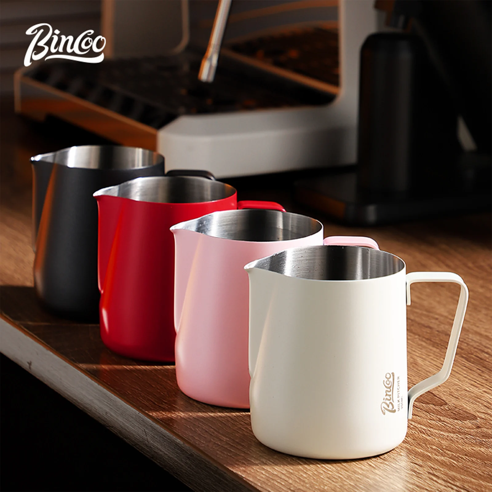BINCOO 350/600ML Coffee Milk F - Barista Milk Jug recension och pris